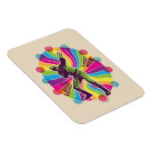 Die Selbstmordkommando | Polka-Dot Man Psychedelic Magnet (Rechte Seite)