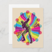 Die Selbstmordkommando | Polka-Dot Man Psychedelic Mitteilungskarte (Vorne/Hinten)