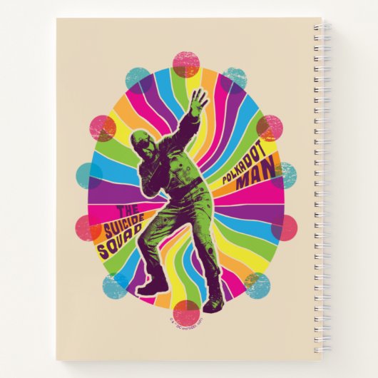 Die Selbstmordkommando | Polka-Dot Man Psychedelic Notizblock (Rückseite)