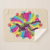 Die Selbstmordkommando | Polka-Dot Man Psychedelic Sherpadecke (Vorderseite (Horizontal))