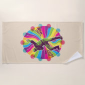 Die Selbstmordkommando | Polka-Dot Man Psychedelic Strandtuch (Vorderseite)