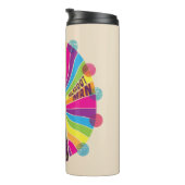 Die Selbstmordkommando | Polka-Dot Man Psychedelic Thermosbecher (Nach rechts gedreht)