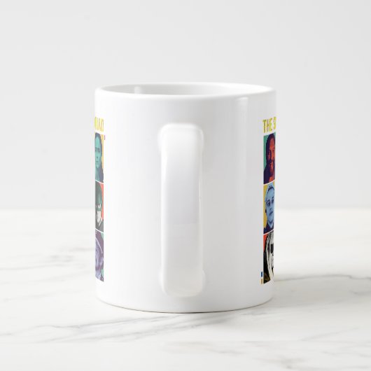 Die Selbstmordkommando | Retro Grid mit Amanda Wal Jumbo-Tasse (Rückseite)