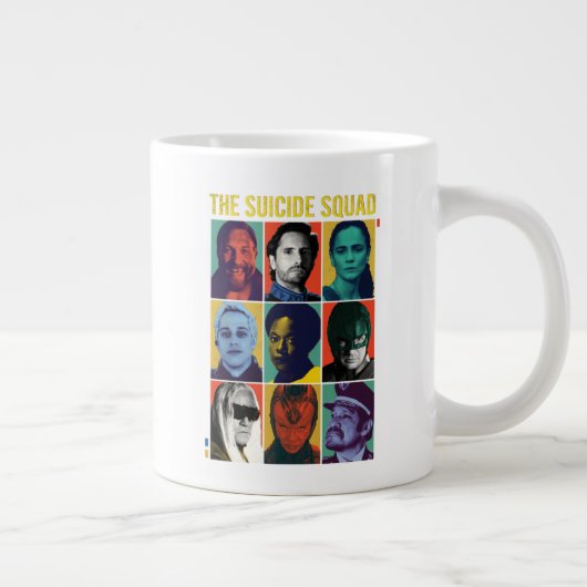 Die Selbstmordkommando | Retro Grid mit Amanda Wal Jumbo-Tasse (Rechts)