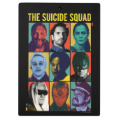 Die Selbstmordkommando | Retro Grid mit Amanda Wal Klemmbrett (Rückseite)