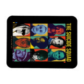 Die Selbstmordkommando | Retro Grid mit Amanda Wal Magnet (Horizontal)