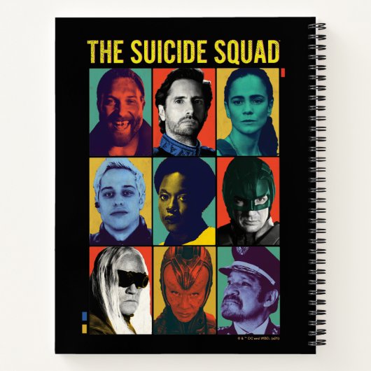 Die Selbstmordkommando | Retro Grid mit Amanda Wal Notizblock (Rückseite)