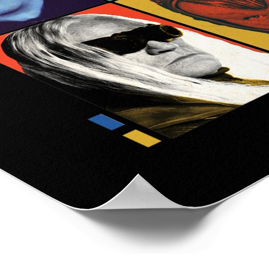 Die Selbstmordkommando | Retro Grid mit Amanda Wal Poster (Ecke)