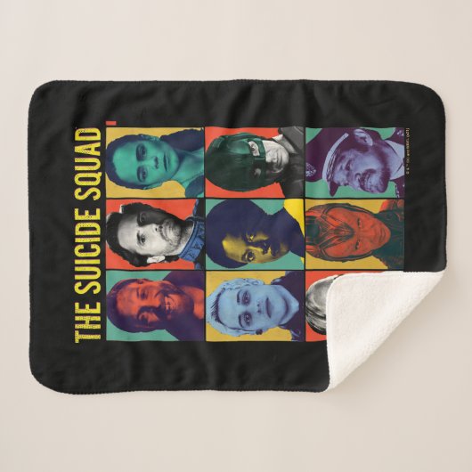 Die Selbstmordkommando | Retro Grid mit Amanda Wal Sherpadecke (Vorderseite (Horizontal))