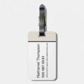 Die Selbstmordkommando | Retro Grid mit Harley Qui Gepäckanhänger (Rückseite vertikal)