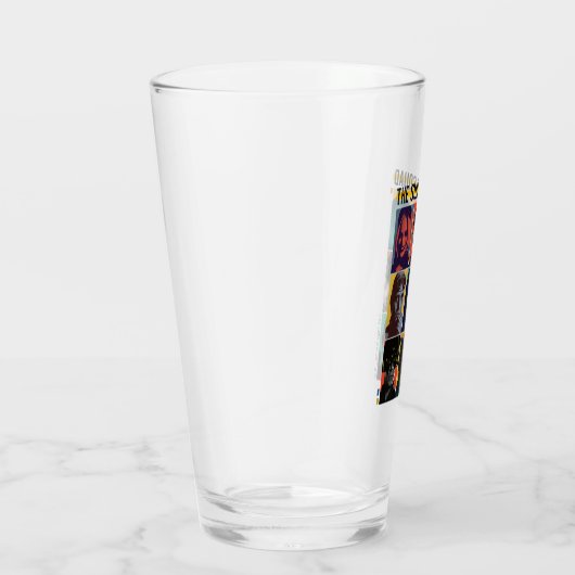 Die Selbstmordkommando | Retro Grid mit Harley Qui Glas (Rechts)