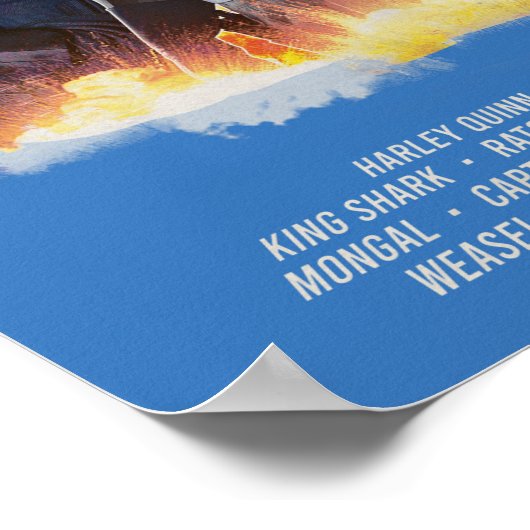 Die Selbstmordkommando | Retro-Style Movie Poster (Ecke)