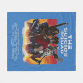Die Selbstmordkommando | Retro-Style Movie Poster Fleecedecke (Vorderseite (Horizontal))