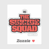 Die Selbstmordkommando | Rote und schwarze Logos Aufkleber (Blatt)