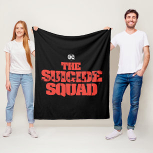 Die Selbstmordkommando   Rote und schwarze Logos Fleecedecke
