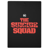 Die Selbstmordkommando | Rote und schwarze Logos Klemmbrett (Rückseite)