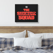 Die Selbstmordkommando | Rote und schwarze Logos Leinwanddruck (Insitu (Schlafzimmer))