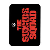 Die Selbstmordkommando | Rote und schwarze Logos Magnet (Vertikal)