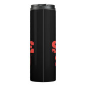 Die Selbstmordkommando | Rote und schwarze Logos Thermosbecher (Rückseite)