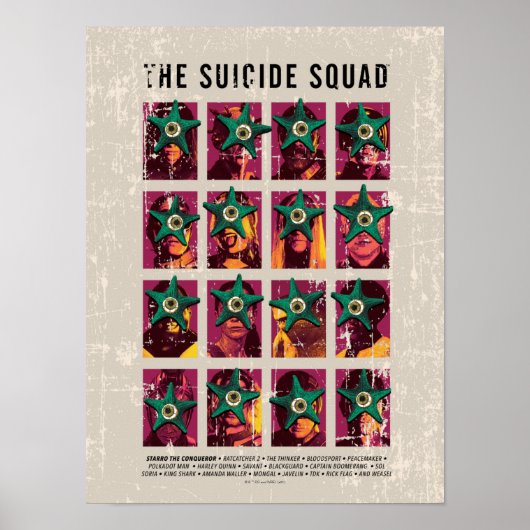 Die Selbstmordkommando | Starro Squad Edition Poster (Vorne)
