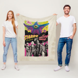 Die Selbstmordkommando   Starro Vs Suicide Squad Fleecedecke