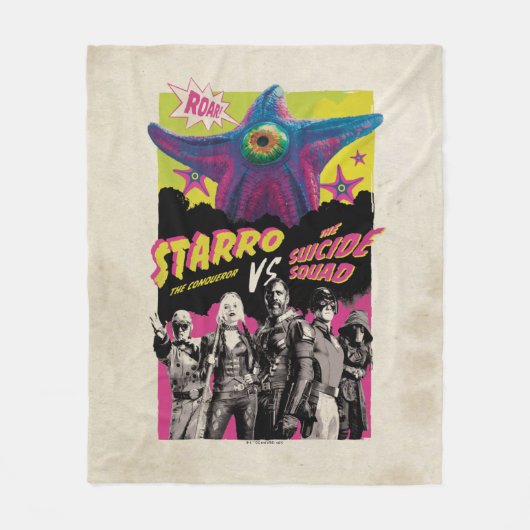 Die Selbstmordkommando | Starro Vs Suicide Squad Fleecedecke (Vorderseite)