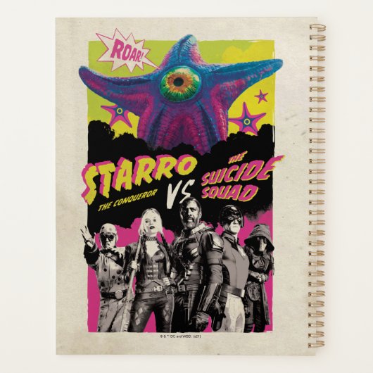 Die Selbstmordkommando | Starro Vs Suicide Squad Planer (Rückseite)