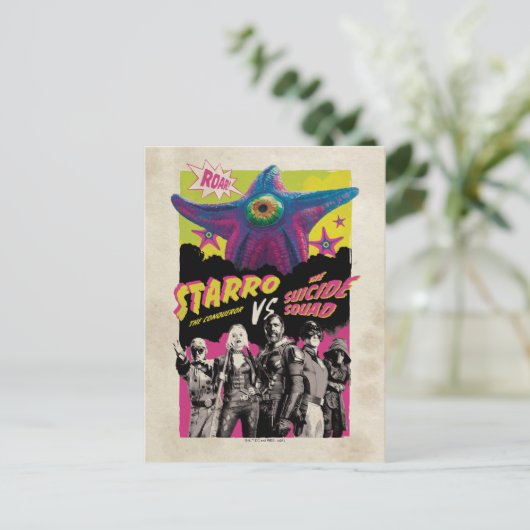 Die Selbstmordkommando | Starro Vs Suicide Squad Postkarte (Stehend Vorderseite)