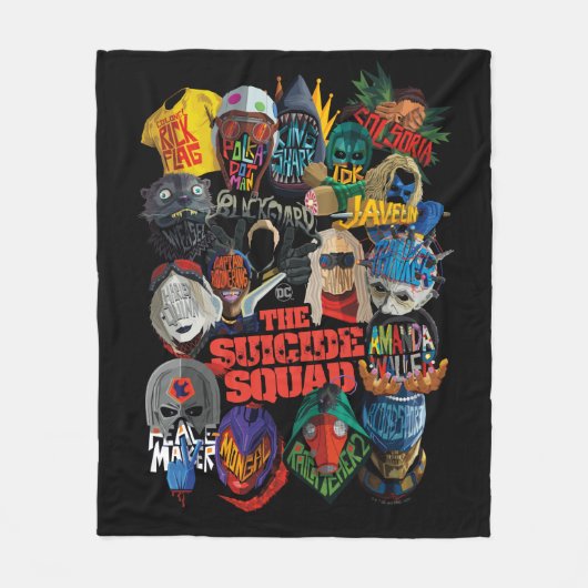 Die Selbstmordkommando | Stilisierte Avatare Fleecedecke (Vorderseite)