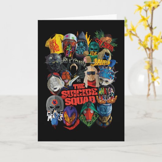 Die Selbstmordkommando | Stilisierte Avatare Karte (Gelbe Blume)