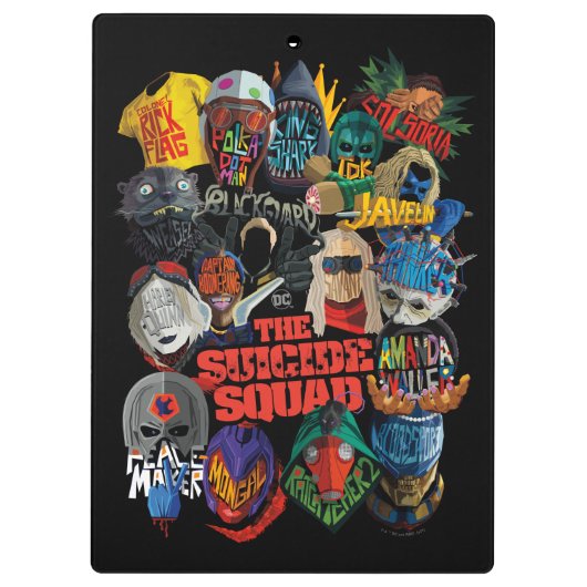 Die Selbstmordkommando | Stilisierte Avatare Klemmbrett (Rückseite)