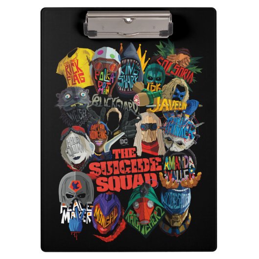 Die Selbstmordkommando | Stilisierte Avatare Klemmbrett (Vorderseite)