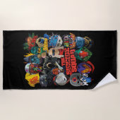 Die Selbstmordkommando | Stilisierte Avatare Strandtuch (Vorderseite)