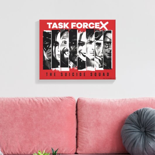 Die Selbstmordkommando | Task Force X Leinwanddruck (Insitu (Wohnzimmer))