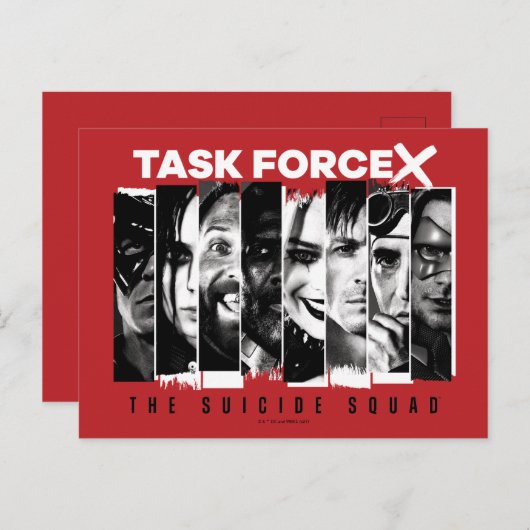 Die Selbstmordkommando | Task Force X Postkarte (Vorne/Hinten)