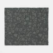 Die Selbstmordkommando | Zeichensymbmuster Fleecedecke (Vorderseite (Horizontal))