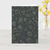 Die Selbstmordkommando | Zeichensymbmuster Karte (Gelbe Blume)