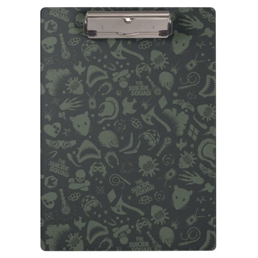 Die Selbstmordkommando | Zeichensymbmuster Klemmbrett (Vorderseite)