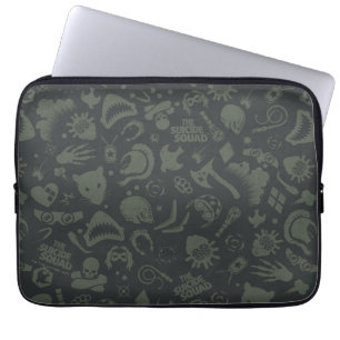 Die Selbstmordkommando Zeichensymbmuster Laptopschutzhülle