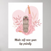 Die Selbstversorgung zu Ihrer obersten Priorität m Poster (Vorne)