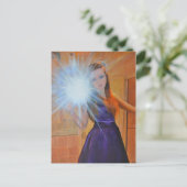 Die Selfie Postkarte (Stehend Vorderseite)