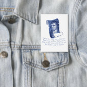 Die Selkirk-Gnade Burns Night Supper Gebet Blau Button (Insitu)