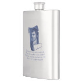 Die Selkirk-Gnade Burns Night Supper Gebet Blau Flachmann (Links)