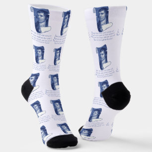 Die Selkirk-Gnade Burns Night Supper Gebet Blau Socken