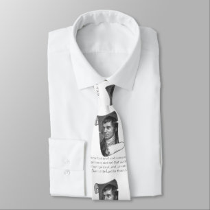 Die Selkirk Grace Burns Night Supper Gebet Grau Krawatte