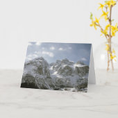 Die Sella Gruppe und Val de Mesdi Holiday Card Karte (Gelbe Blume)