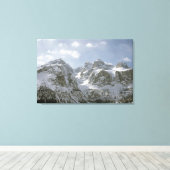 Die Sella Gruppe und Val de Mesdi Holiday Card Leinwanddruck (Insitu (Holzboden))