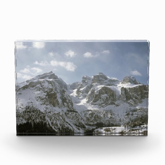 Die Sella Gruppe und Val de Mesdi Holiday Card Pos Fotoblock (Vorderseite)