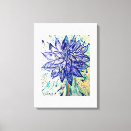 Die seltene Dahlia Leinwanddruck