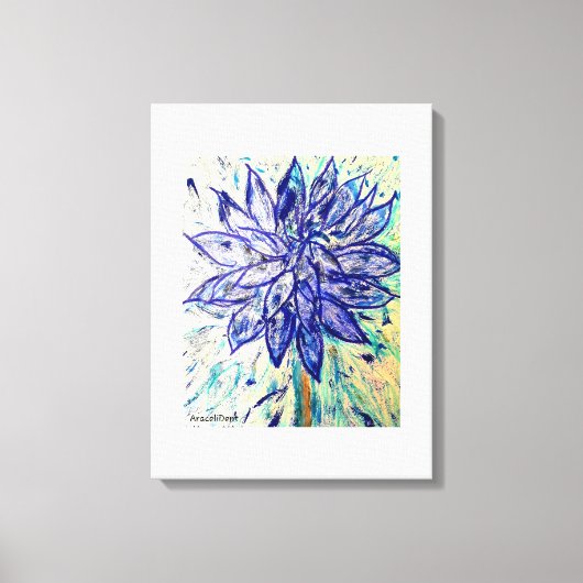 Die seltene Dahlia Leinwanddruck (Vorderseite)